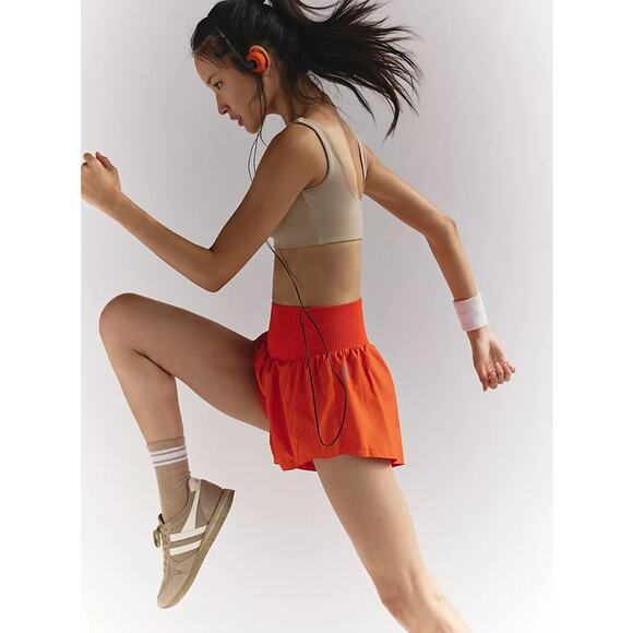 NWT Free People Movement Carpe Diem Shorts in Flame XL - Picture 2 of 7